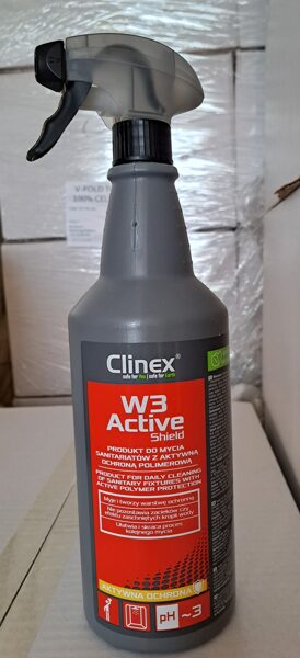 cp-77-708  Clinex W3 Active Sheild  sanitāro telpu tīrīšanai, 1L, cena ar PVN